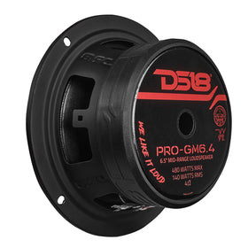 DS18 ferrite magnet backplate view emphasizing power handling and tone