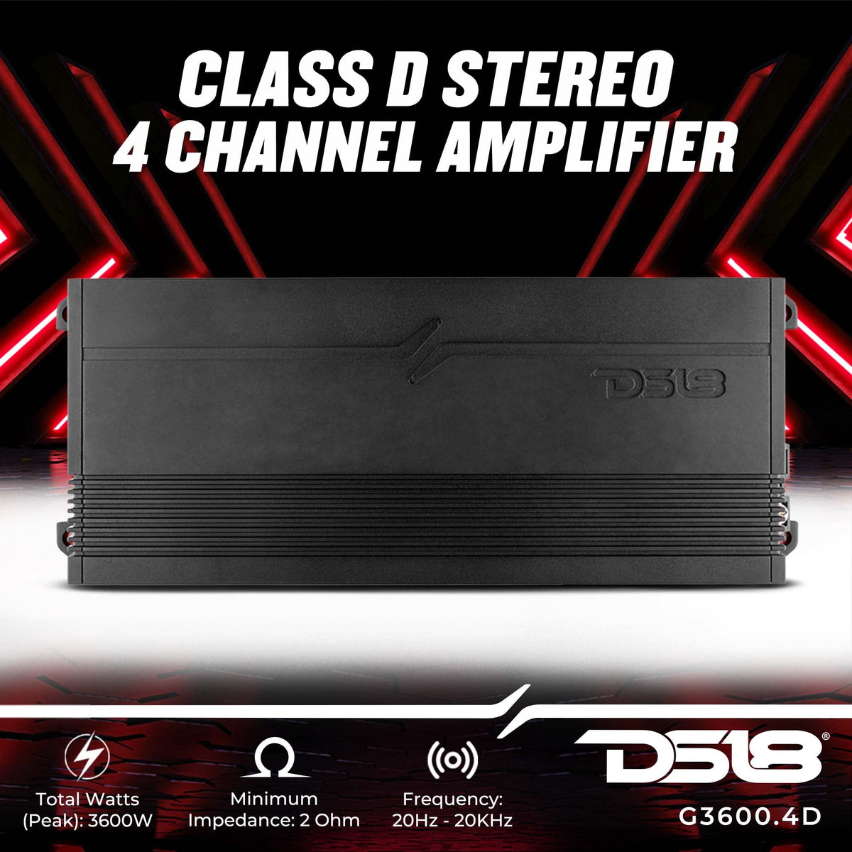 DS18 G3600.4D compact design suitable for tight vehicle spaces.