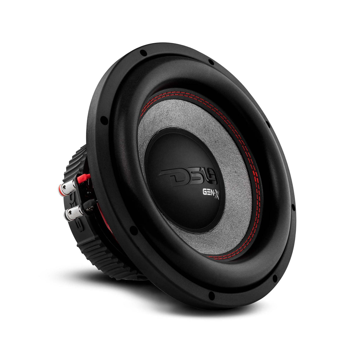 DS18 GEN-X104D 10 inch subwoofer front view delivering deep bass for car audio