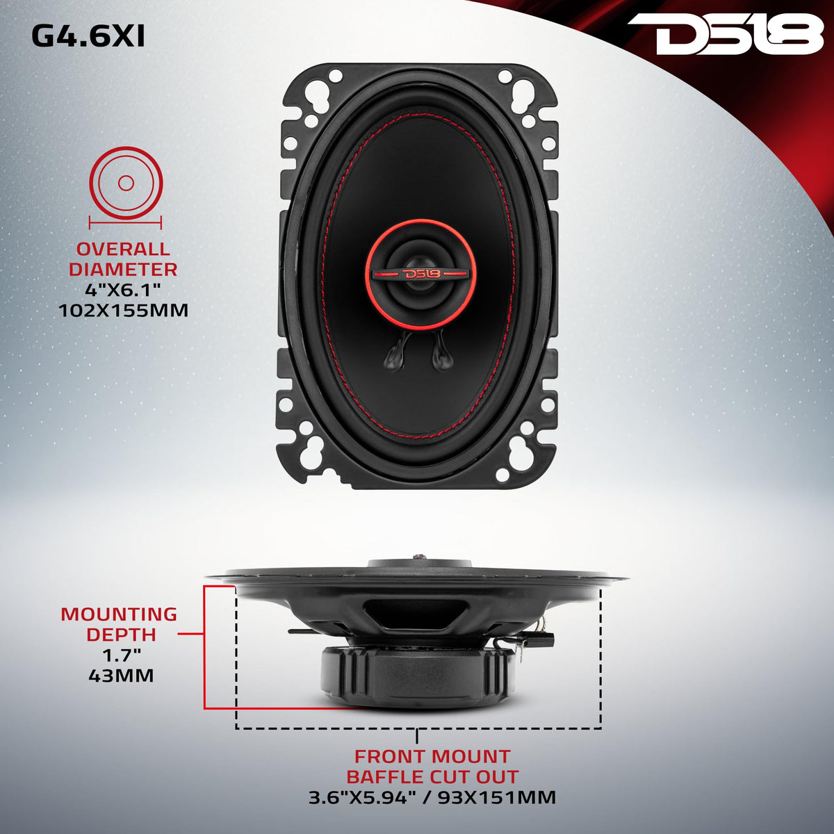 DS18 exposed magnet and voice coil demonstrating robust motor assembly and control