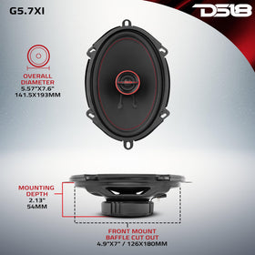DS18 GEN-X5.7 28mm Mylar dome tweeters deliver detailed highs