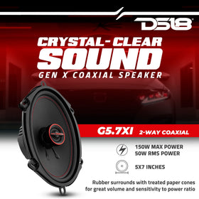 DS18 GEN-X5.7 3-way setup for clearer midrange and highs