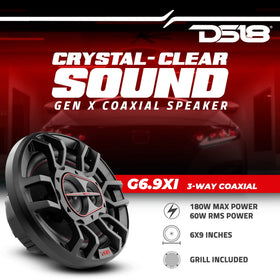 DS18 GEN-X6.9Xi tweeter close-up highlighting Mylar dome and high-frequency clarity