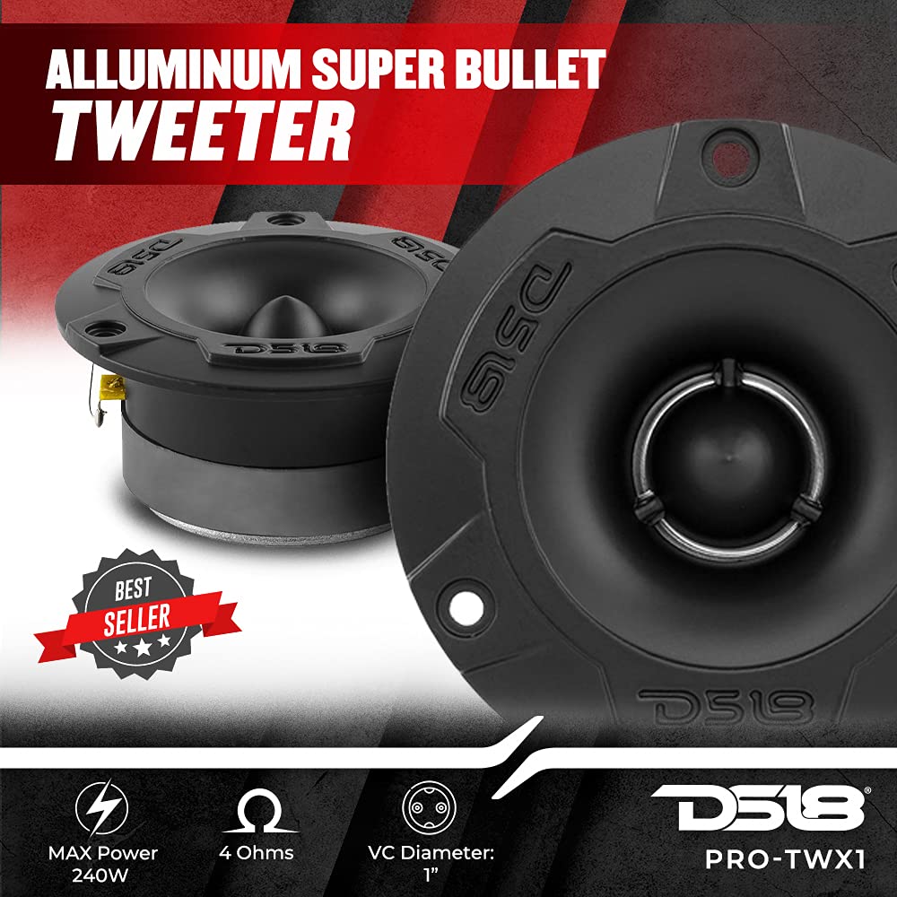 DS18 GM8.4PK 1-inch super bullet tweeter delivering crisp highs.