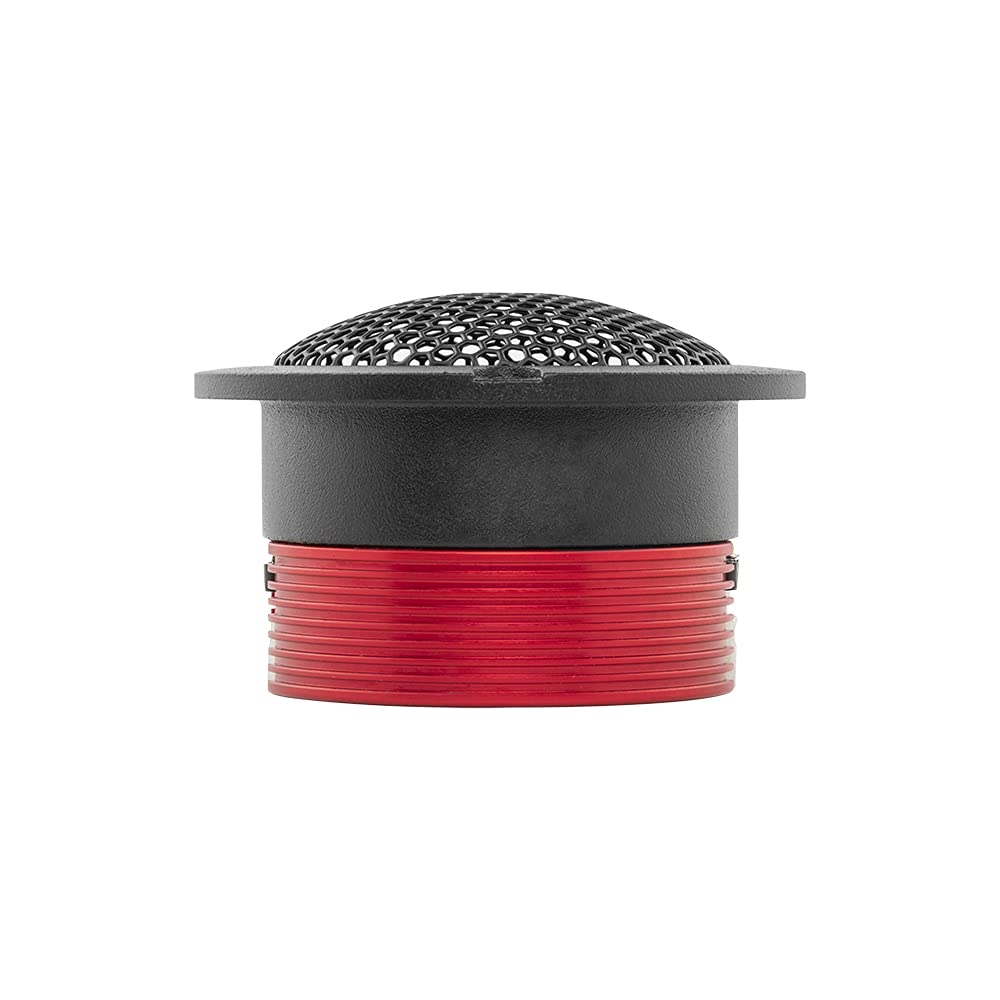 DS18 mesh grille protecting tweeter, prevents damage while keeping sound open