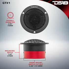 DS18 GTX1 single unit packaging, convenient for individual installations