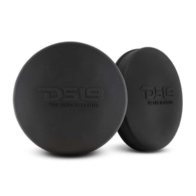 DS18 Hydro CS-6/BK silicone marine speaker cover front view protects 6.5-inch speakers from moisture