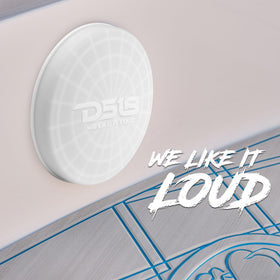 DS18 Hydro CS-6/WH cover close-up durability highlights UV resistance for long-lasting performance.