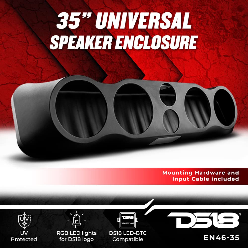 DS18 Hydro EN46-35 four 6.5 inch speakers setup for louder, fuller sound