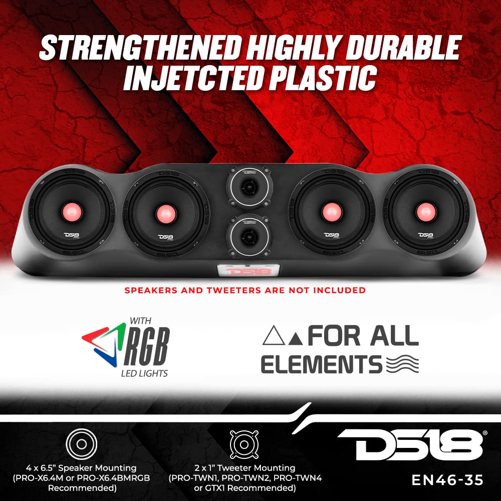 DS18 Hydro EN46-35 two 3 inch tweeters deliver crisp highs