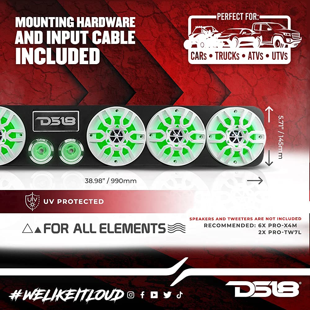 DS18 Hydro EN64-39 mounting holes: easy bolt-on compatibility