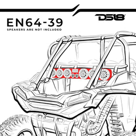 DS18 Hydro EN64-39 side profile: wide enclosure fits in tight spaces