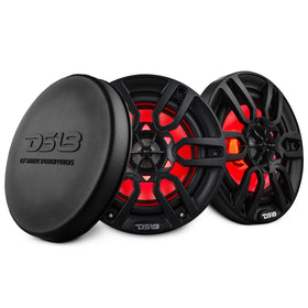 DS18 HYDRO NXL-6 6.5 inch speaker close-up with rugged marine build for outdoor use