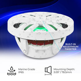 DS18 Hydro NXL8 IP65 marine-grade build resists exposure.