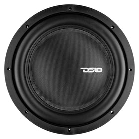 DS18 IXS12.2D under seat installation example in a compact car