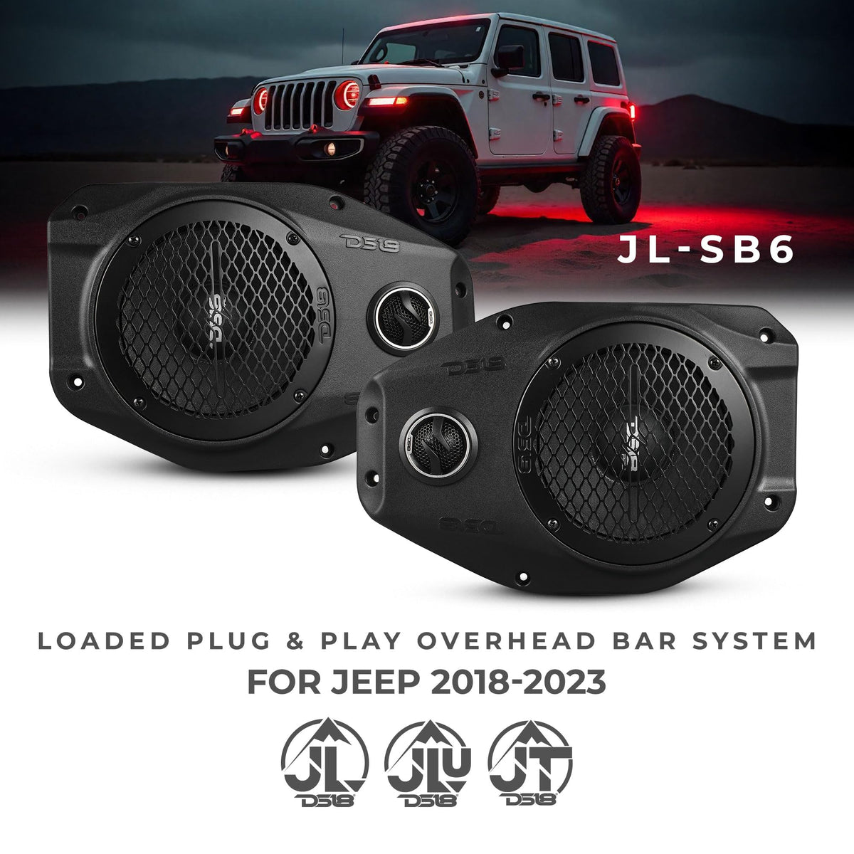 DS18 JL-SB6 6.5-inch neodymium midrange driver improves midrange clarity
