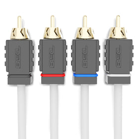 DS18 cable cross-section showing twisted-pair tinned OFC conductors for noise rejection