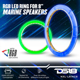 DS18 close-up of LED diodes and ring edge, highlights build quality and illumination
