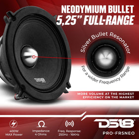 DS18 side profile highlighting shallow mounting depth for tight installs