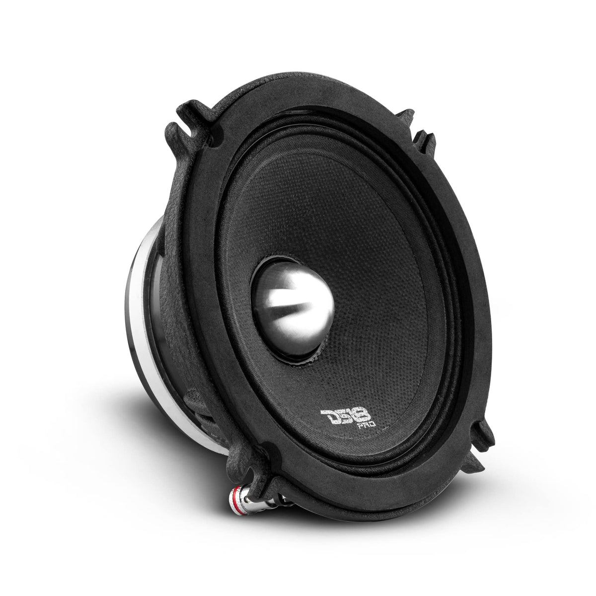 DS18 voice coil and terminal close-up showing robust connectivity