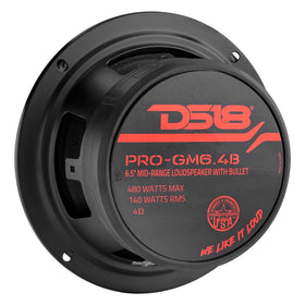 DS18 PRO-GM6.4B ferrite magnet and basket rear profile for dependable power handling