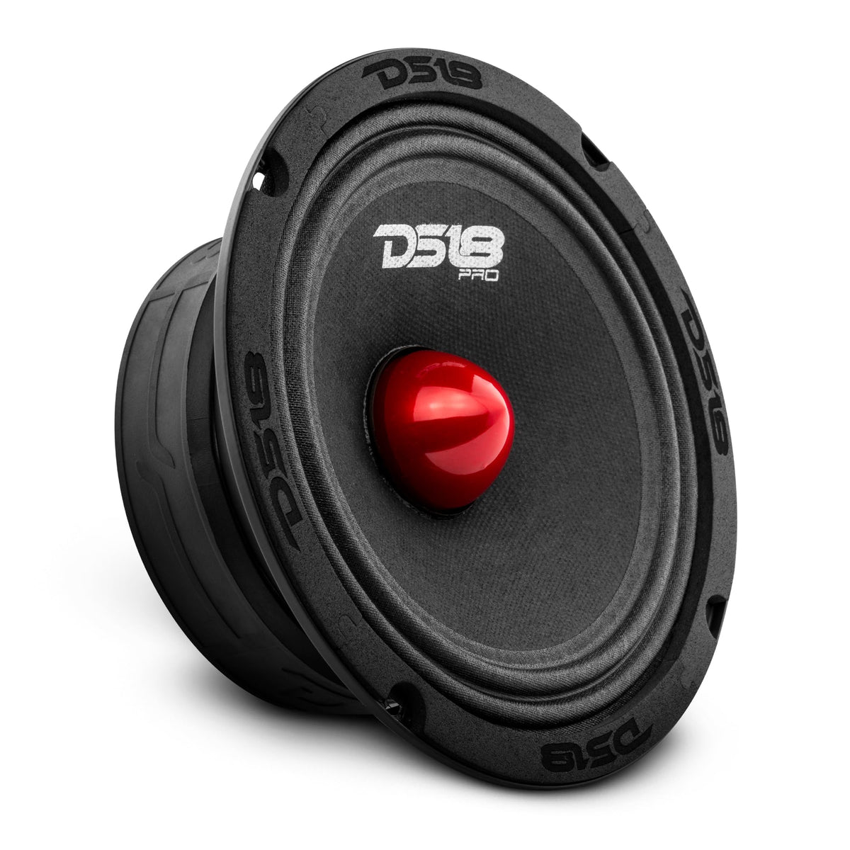 DS18 PRO-GM6.4B front view showing grille and mounting for clearer midrange