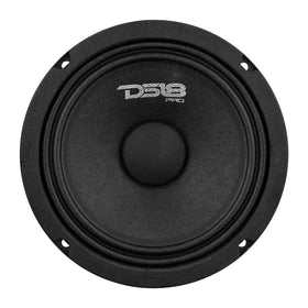 DS18 PRO-GM6 cone close-up highlighting black paper cone and cloth surround for natural tone
