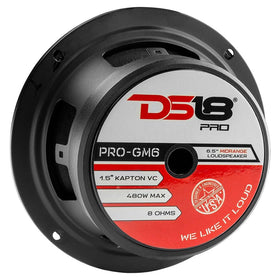DS18 PRO-GM6 side view showing 2.72 inch mounting depth, fits tight door spaces