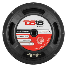 DS18 PRO-GM8 label and stamped steel basket showing model details and durable build