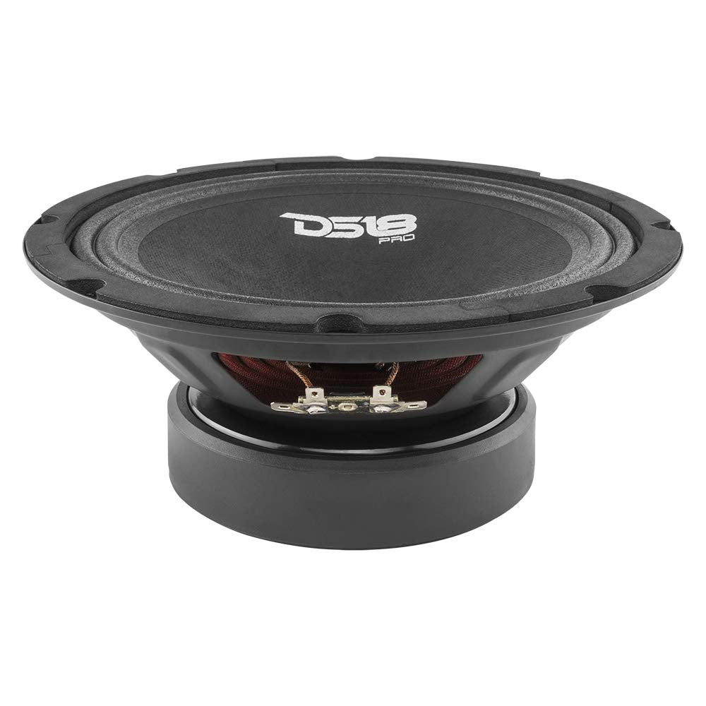DS18 PRO-GM8 voice coil and ferrite magnet view emphasizing heat resistance and power