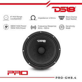 DS18 side profile showing mounting depth and frame for easier installation
