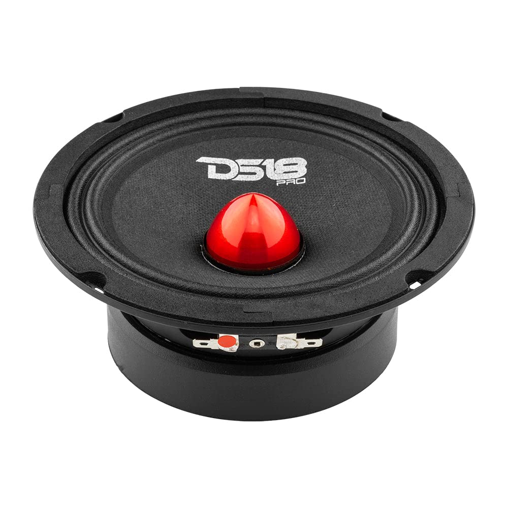DS18 speaker next to tape measure showing 7.16 inch cut-out fit for compatibility