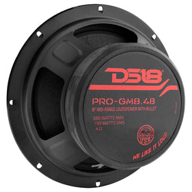 DS18 PRO-GM8.4B 4-ohm impedance supports efficient power use.
