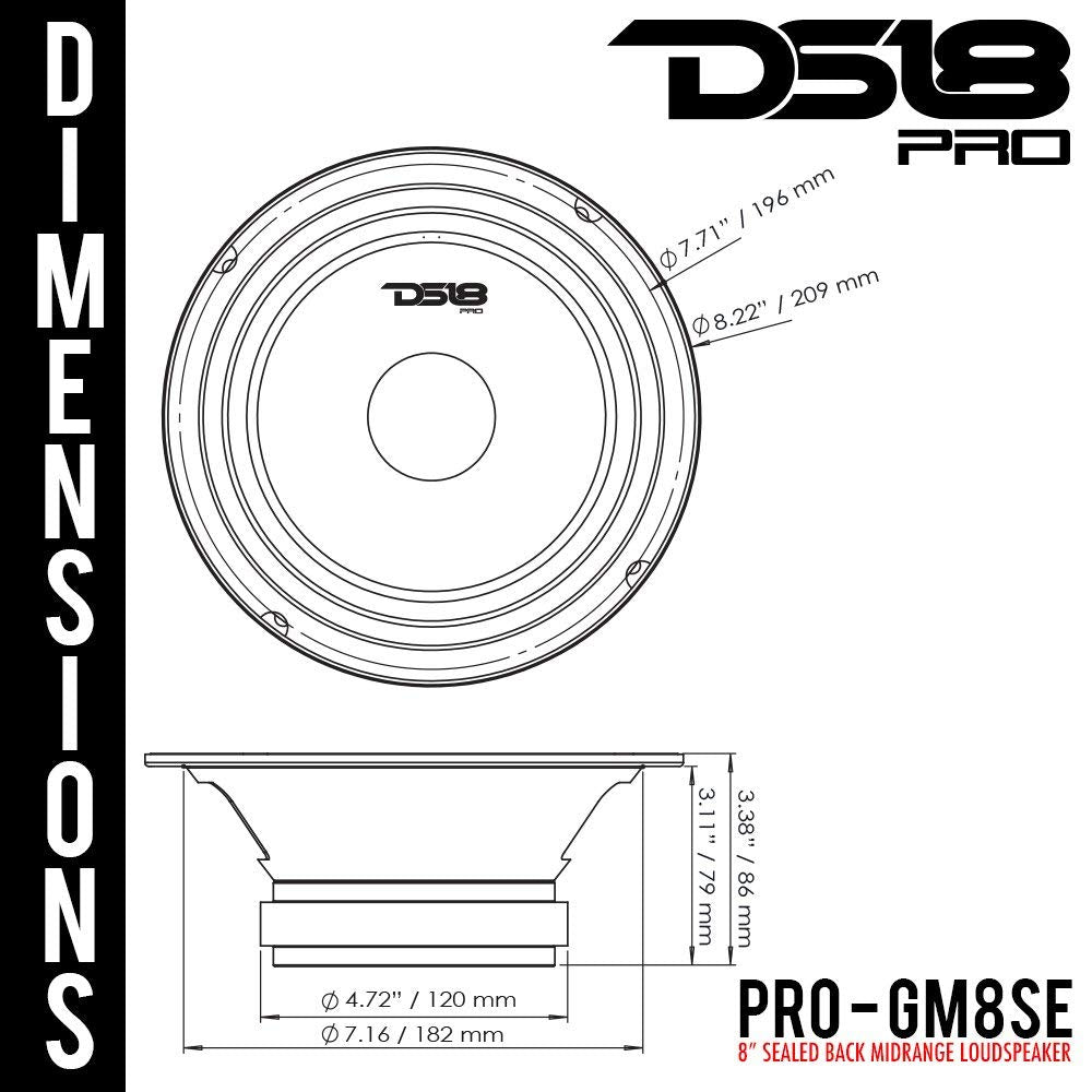 DS18 PRO-GM8SE packaging and label visible, ensures correct model identification