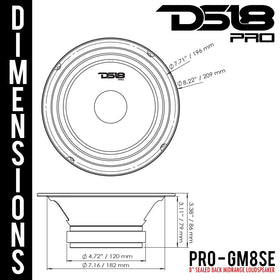 DS18 PRO-GM8SE packaging and label visible, ensures correct model identification