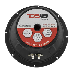 DS18 PRO-GM8SE beside a ruler showing 7.16 inch cut-out, aids proper fitment