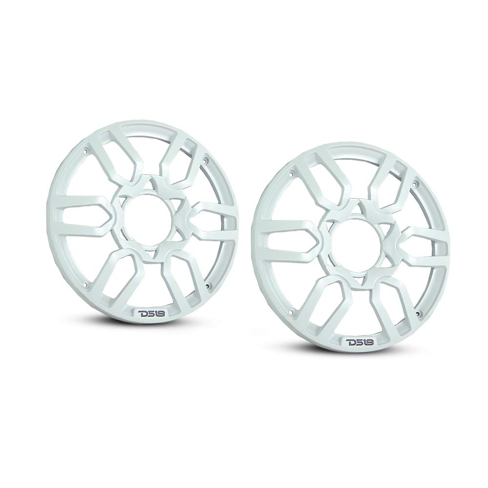 DS18 PRO-GRILL6 white speaker cover for 6.5-inch speakers protects drivers and enhances appearance.