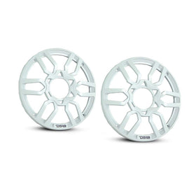 DS18 PRO-GRILL6 white speaker cover for 6.5-inch speakers protects drivers and enhances appearance.
