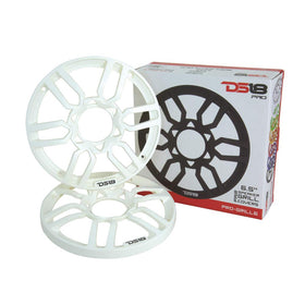 DS18 PRO-GRILL6 durable PC/ABS material provides heat resistance for car audio grills.
