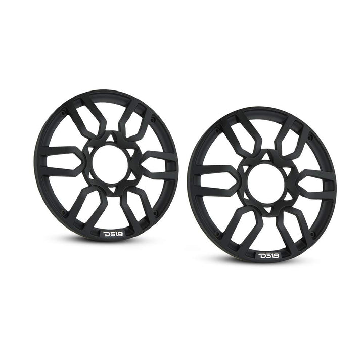 DS18 PRO-GRILL8 speaker cover 8in set of 2 protects speakers with a sleek black finish.