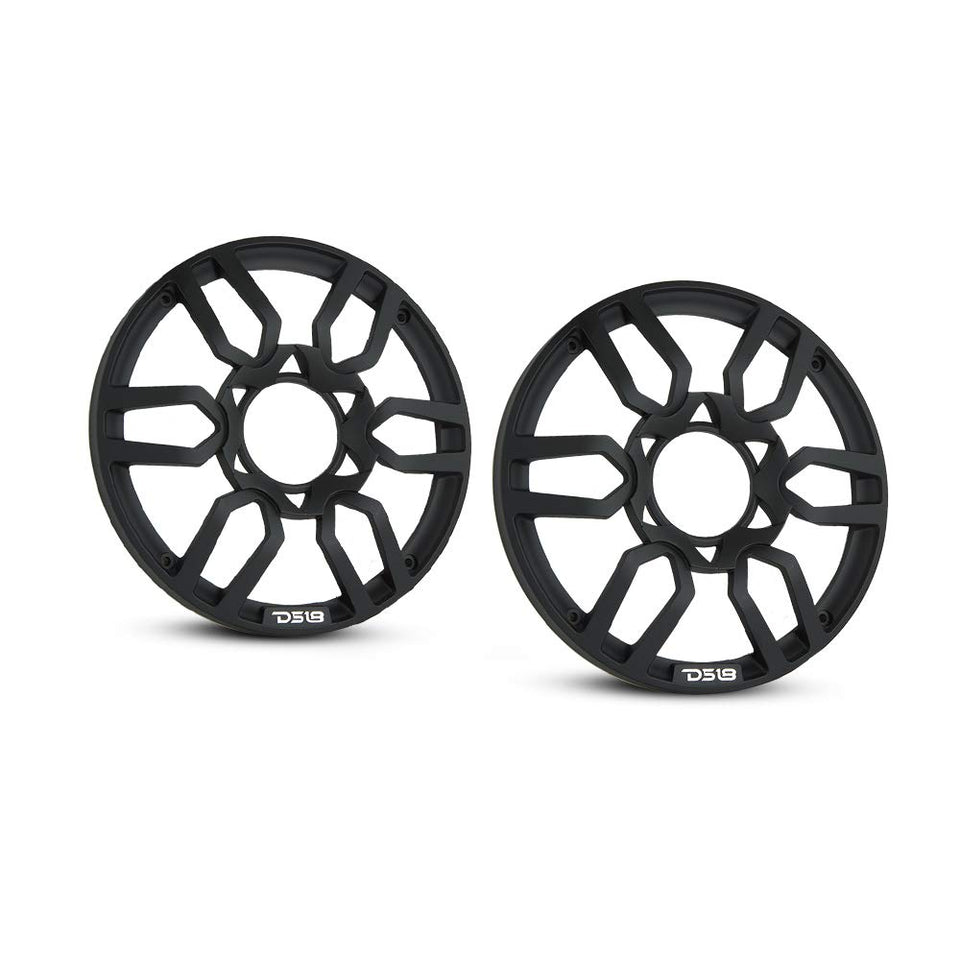 DS18 PRO-GRILL8 speaker cover 8in set of 2 protects speakers with a sleek black finish.