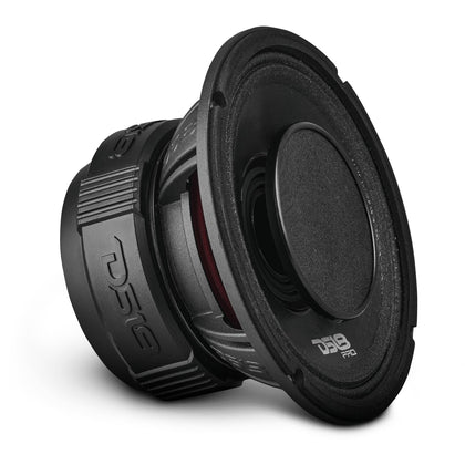 DS18 PRO-HY6.4B front view shows rugged, high-output design for in-car use