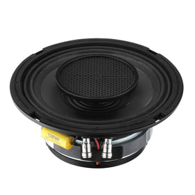 DS18 packaged speaker with grill and accessories showing ready-to-install benefit