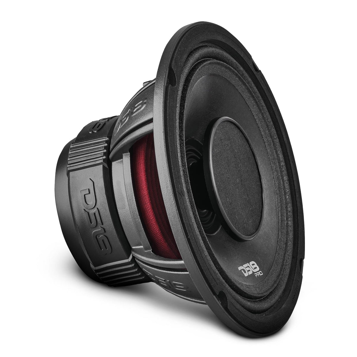 DS18 PRO-HY8.4B 8-inch hybrid midrange speaker front view showing clear mids
