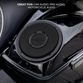 DS18 PRO-HY8MSL can handle up to 400W max for high-volume performance