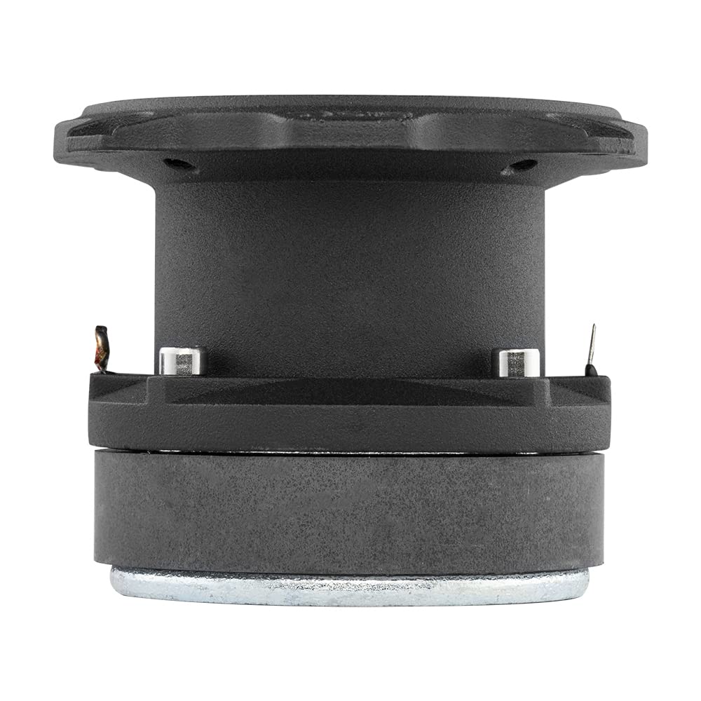 DS18 tweeter next to ruler showing scale and easy-fit installation benefit