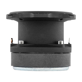 DS18 tweeter next to ruler showing scale and easy-fit installation benefit