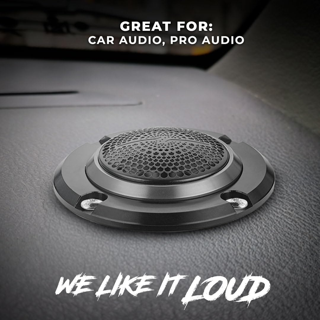 DS18 PRO-TWN4 exposed magnet and voice coil, neodymium magnet boosts efficiency