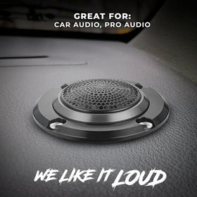 DS18 PRO-TWN4 exposed magnet and voice coil, neodymium magnet boosts efficiency