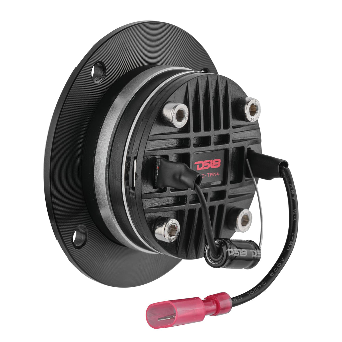 DS18 PRO-TWN4 with included bass blocker capacitor, protects tweeter from low frequencies